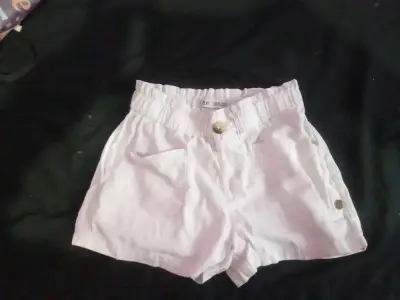 Shorts blancos mezclilla - miniatura 2