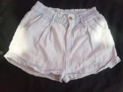 Shorts blancos mezclilla - miniatura 3