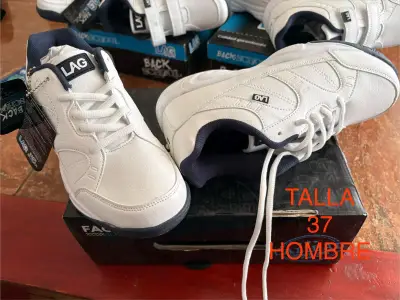 Zapatillas blancas LAG talla 37 - miniatura 1
