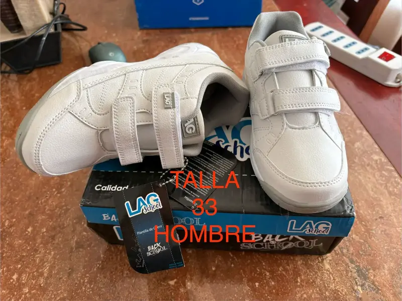 Zapatillas blancas LAG talla 37 - 3