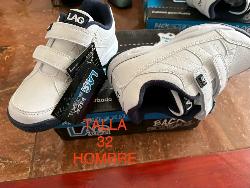 Zapatillas blancas LAG talla 37 - 4