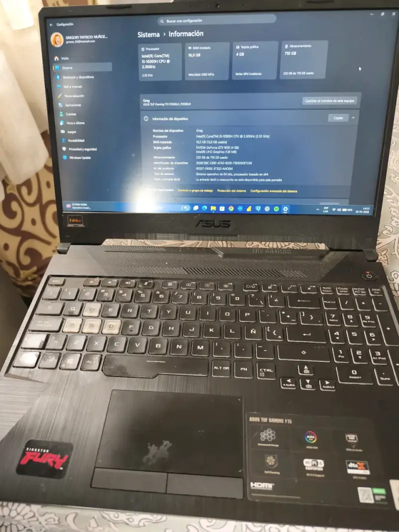 Laptop ASUS TUF Gaming F15 - 4