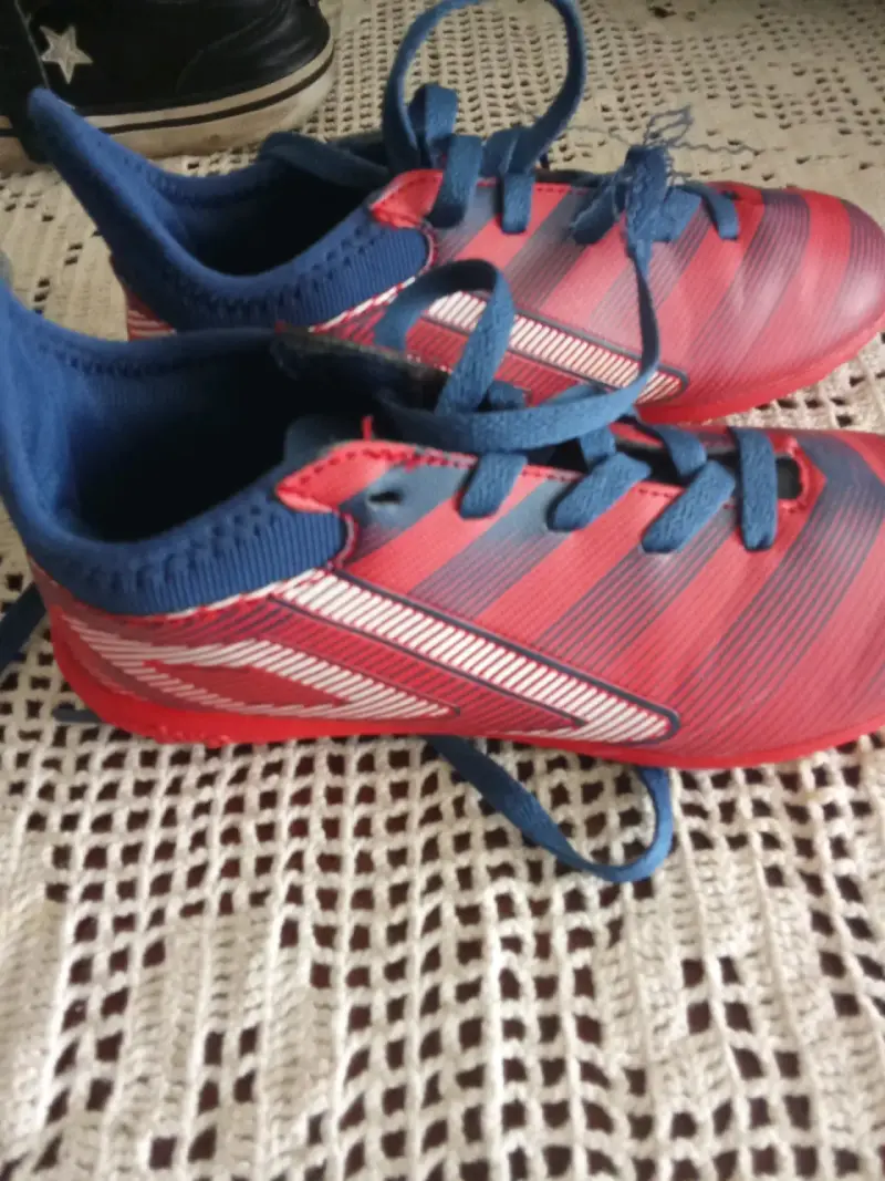 Zapatillas Reebok azul y rojo - 4