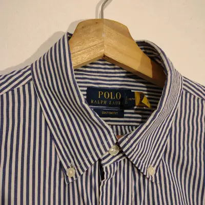 Camisa a rayas Polo Ralph Lauren talla M - miniatura 4
