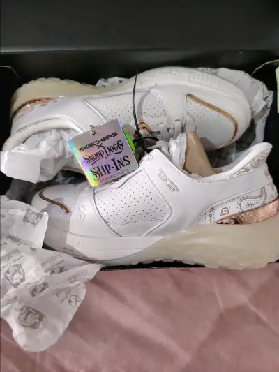 Zapatillas Skechers blancas Slip-Ins - miniatura 1