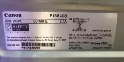 Impresora Canon laser tinta negra. - miniatura 3
