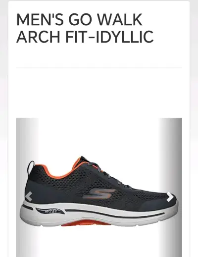 Zapatillas Skechers Gris Naranja - miniatura 2