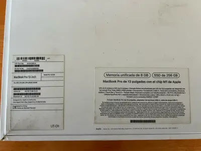 MacBook Pro M1 2020 13” 8GB/256GB + cargador origi - miniatura 5
