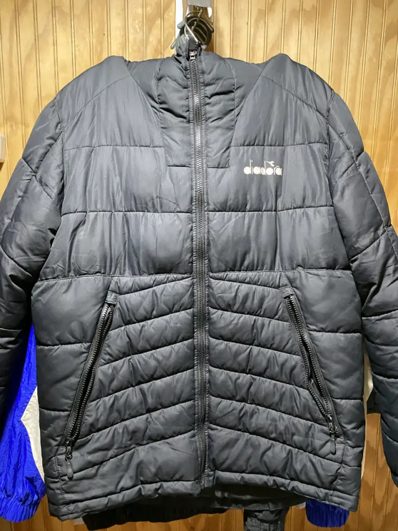Chaqueta acolchada negra Diadora - 1