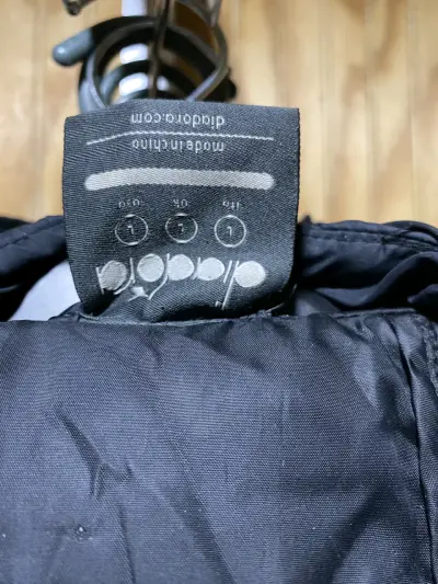 Chaqueta acolchada negra Diadora - miniatura 3