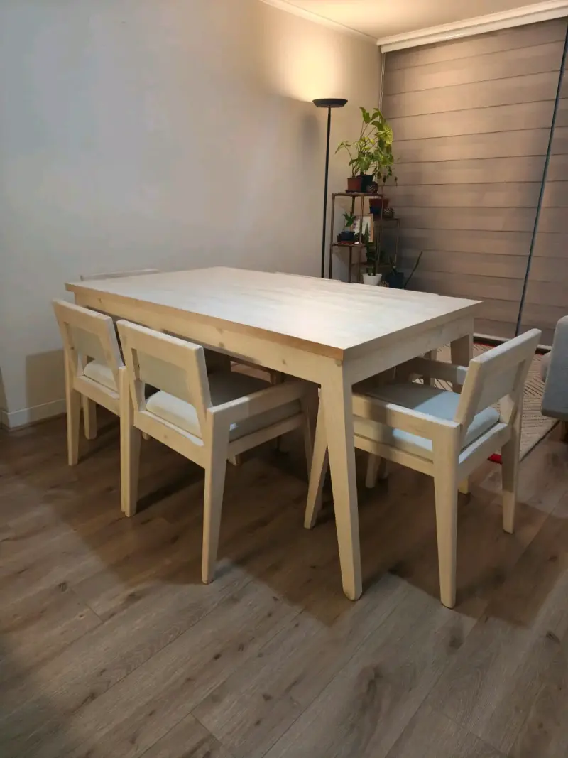 Mesa comedor con 6 sillas - 2