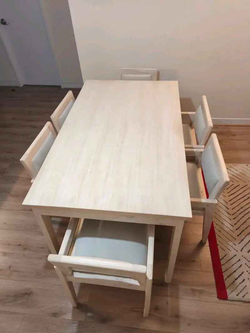 Mesa comedor con 6 sillas - 4