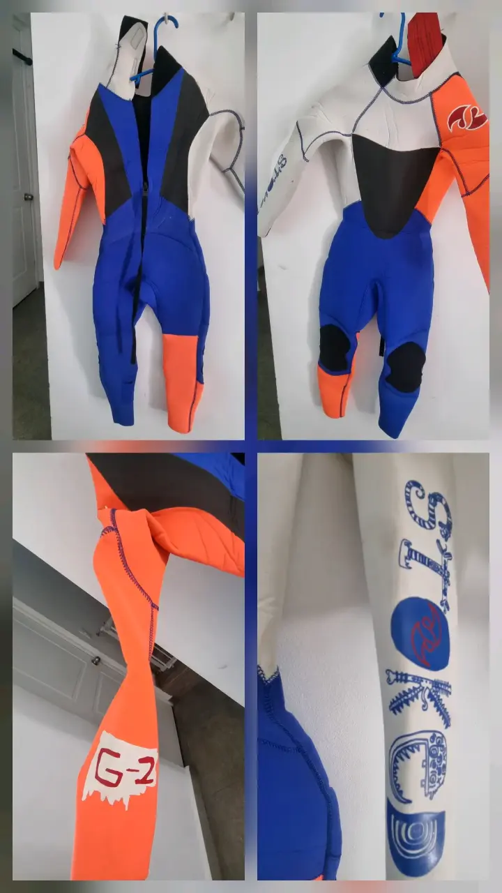 Traje de neopreno tricolor niño 6/8 - 3