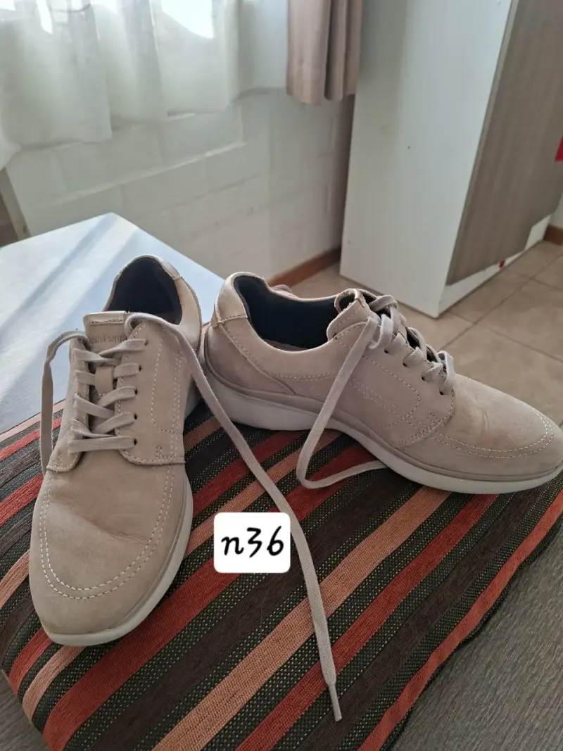 Zapatillas beige talla 36 Hush Puppies