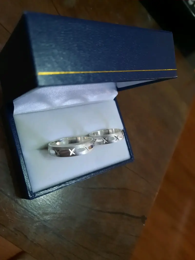 Anillos de plata grabados - 3