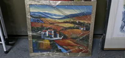 Cuadro paisajístico enmarcado - miniatura 2