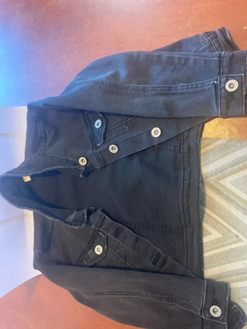 Chaqueta denim negra - 2