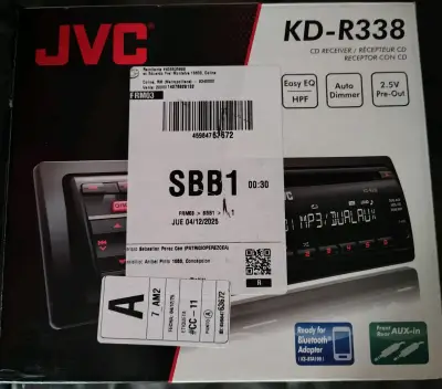Radio para auto JVC KD-R338 - miniatura 4