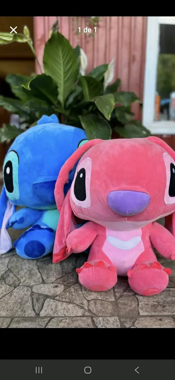 Peluches Stitch y Angel