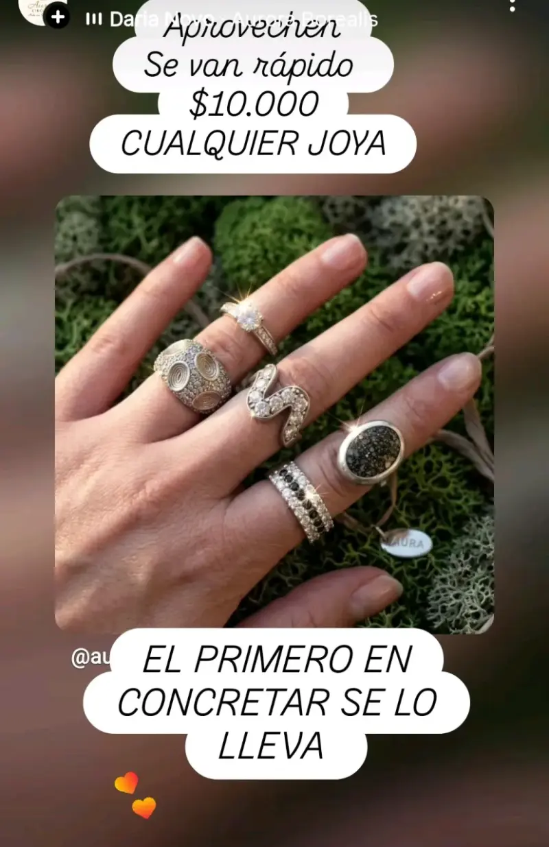 Anillos de joyería variada