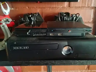 Consola PlayStation 2 clásica y xbox 360 - miniatura 2