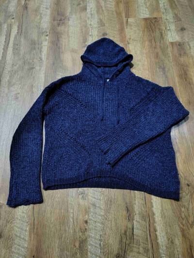 Chaleco azul con gorro - miniatura 1