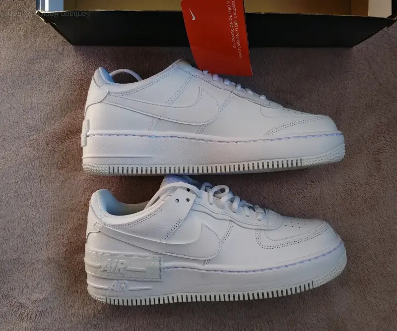 Zapatillas Nike AF1 Shadow Blancas - 2