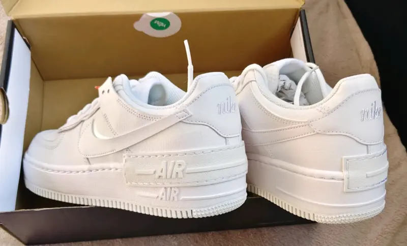 Zapatillas Nike AF1 Shadow Blancas - 4