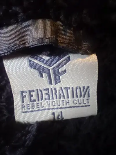 Chaqueta federation talla 14 negra.interior polar - miniatura 2