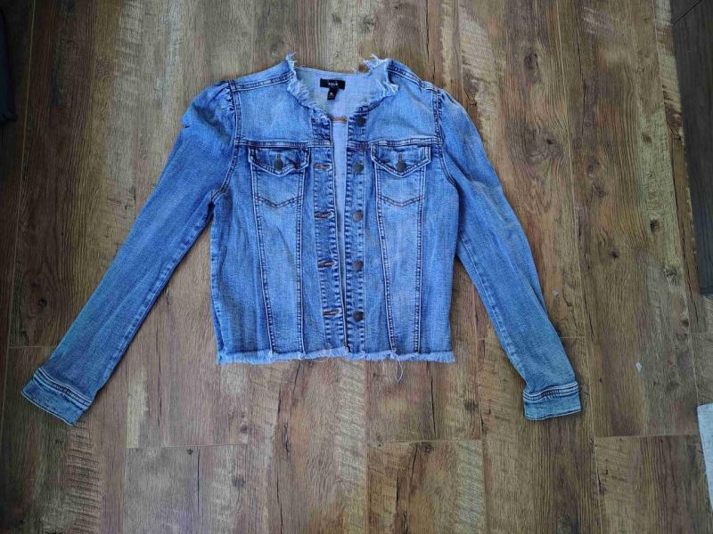 Chaqueta de mezclilla deshilachada - 2
