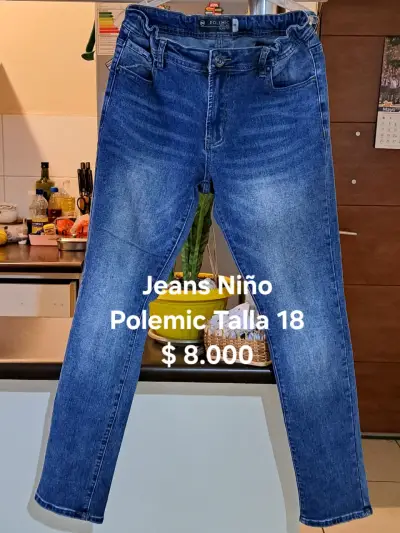Jeans niño azul Polemic - miniatura 1