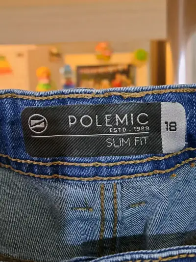 Jeans niño azul Polemic - miniatura 2