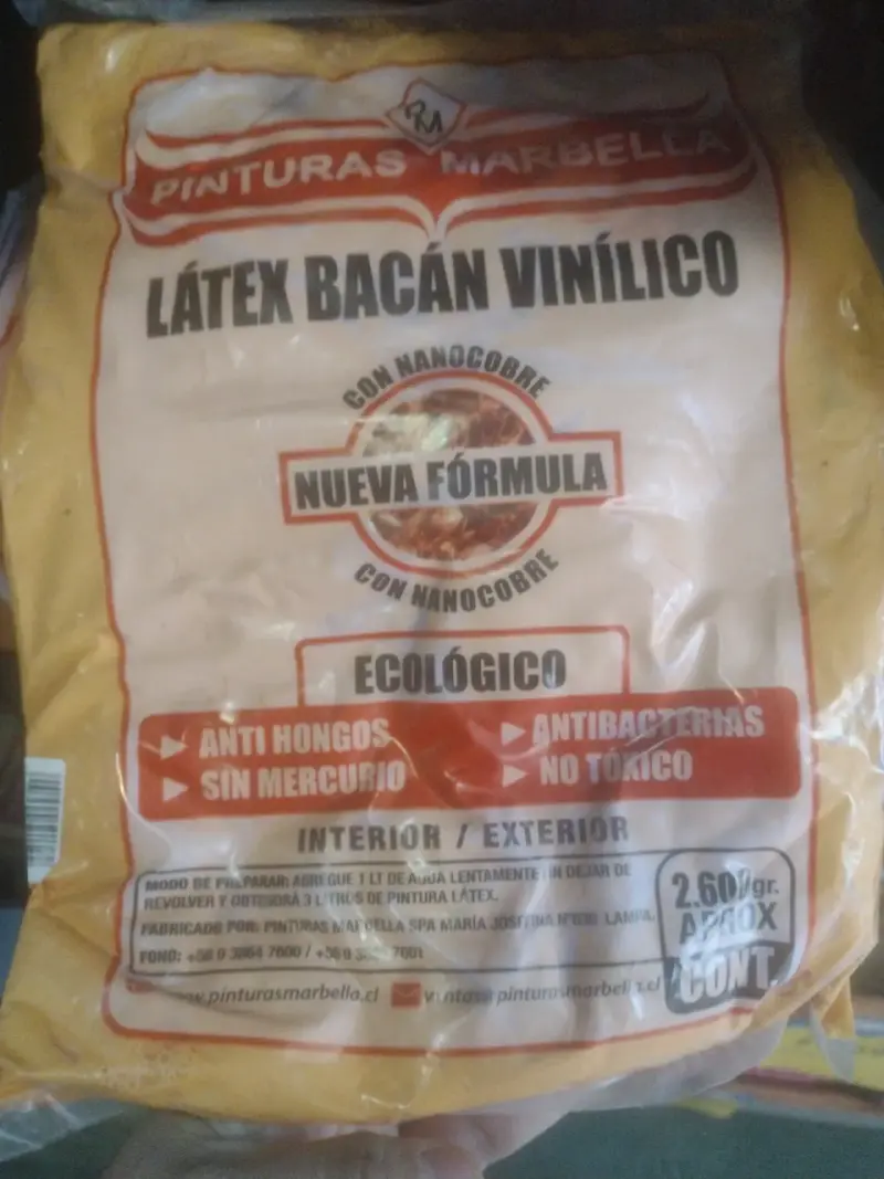 Pintura látex vinílico 2.6kg
