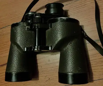 Binoculares vintage negros - miniatura 1
