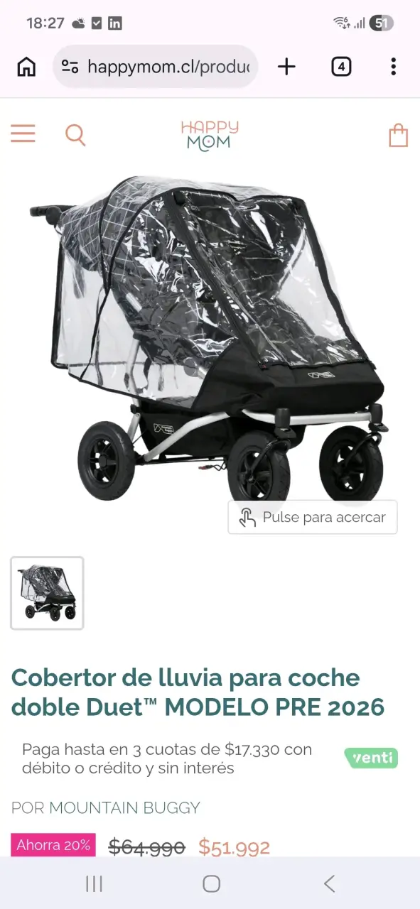Coche doble Mountain Buggy - 4