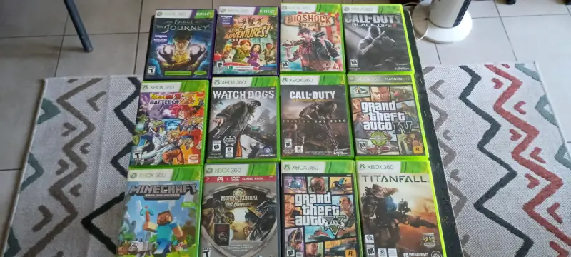 Consola Xbox con Kinect y controles - 3
