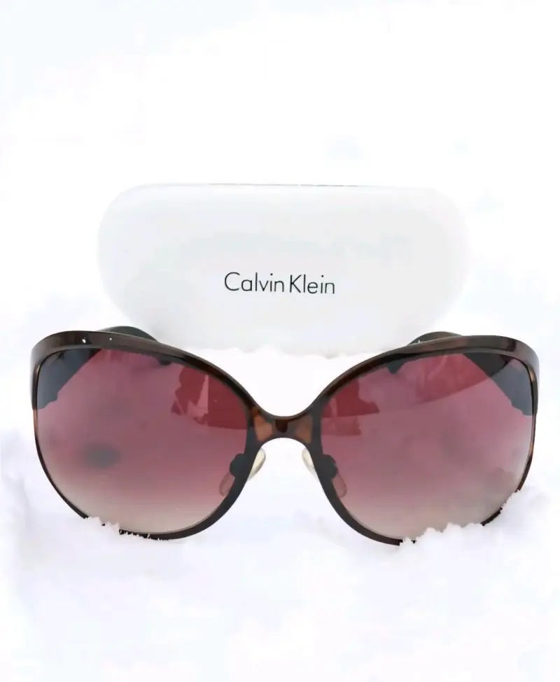 Gafas Sol C.Klein Satinada Marrón Degradadas Mujer - 3