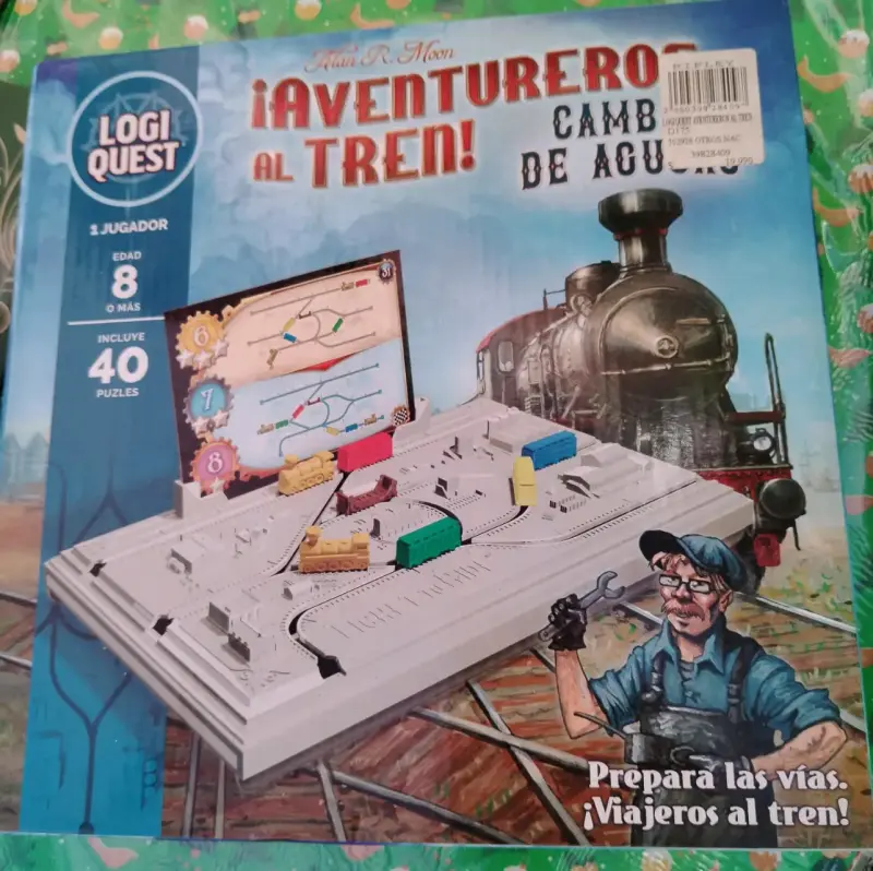 Juego de mesa aventureros al tren cambio de agujas