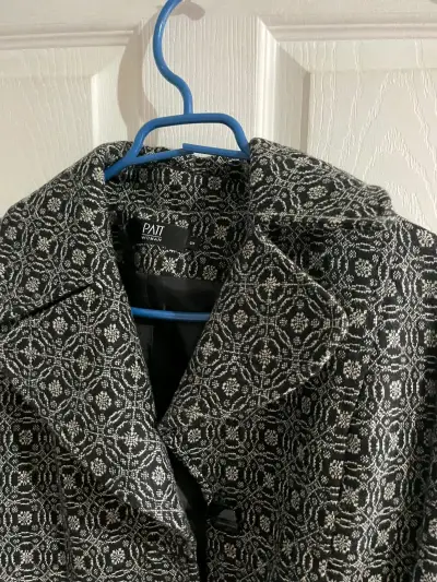 Blazer tejido cuadros multicolor - miniatura 6