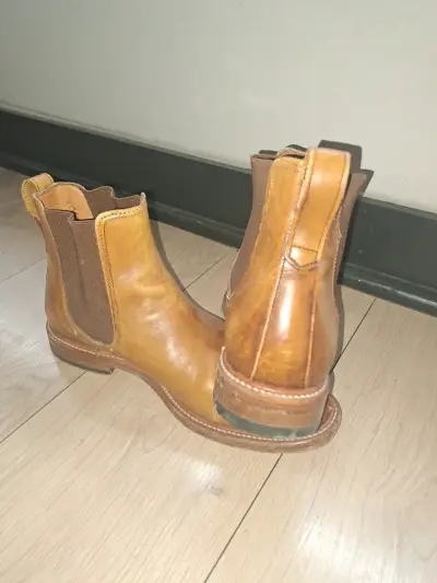 Botines cuero marrón hombre - miniatura 5