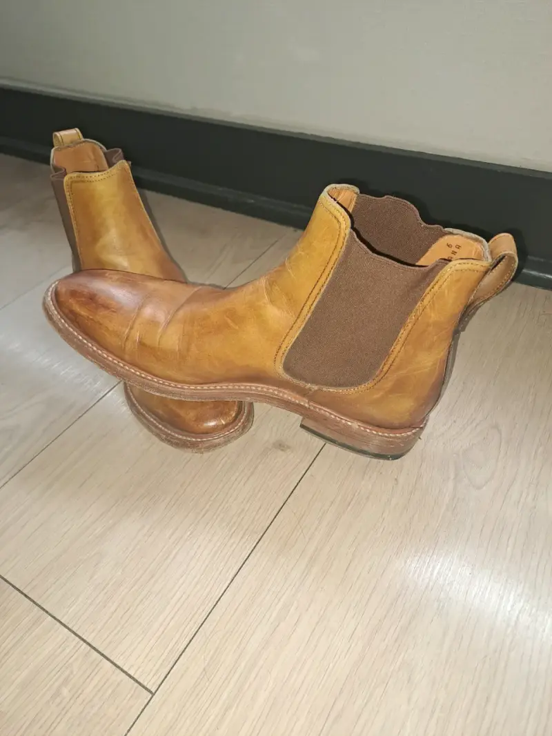 Botines cuero marrón hombre - 6