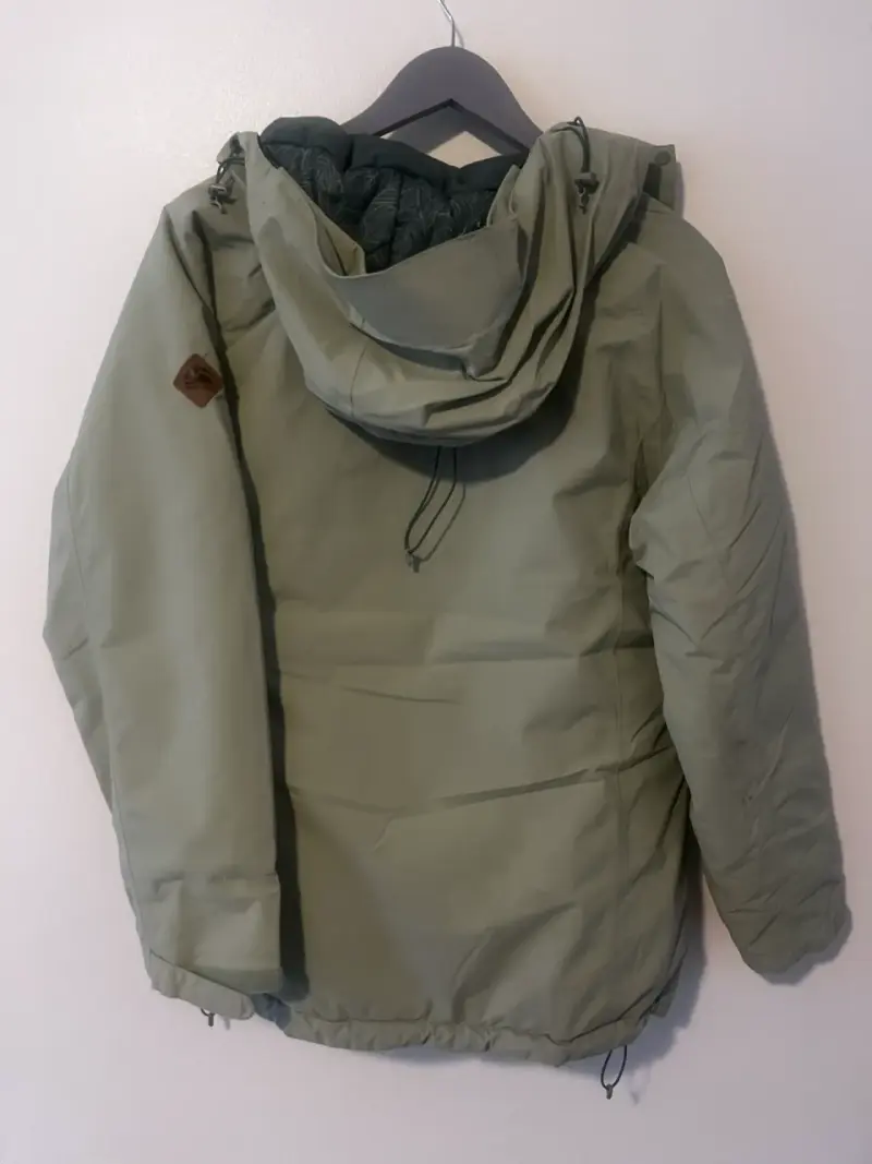 Chaqueta impermeable verde olivo - 2