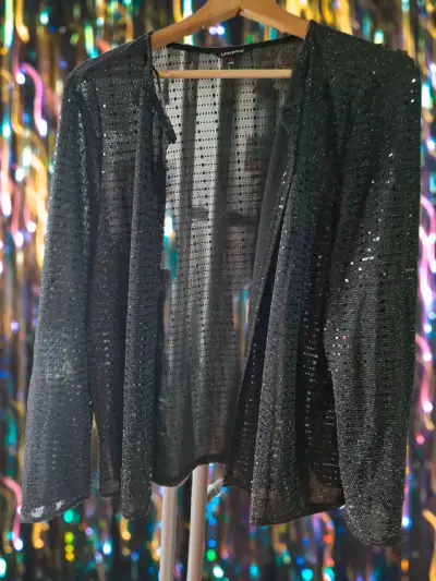 Blusa de manga larga con estampado zigzag - miniatura 3