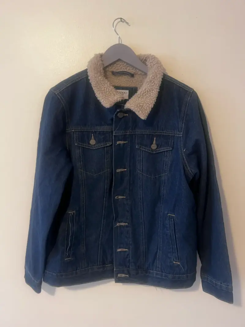Chaqueta de mujer mezclilla con chiporro - 1