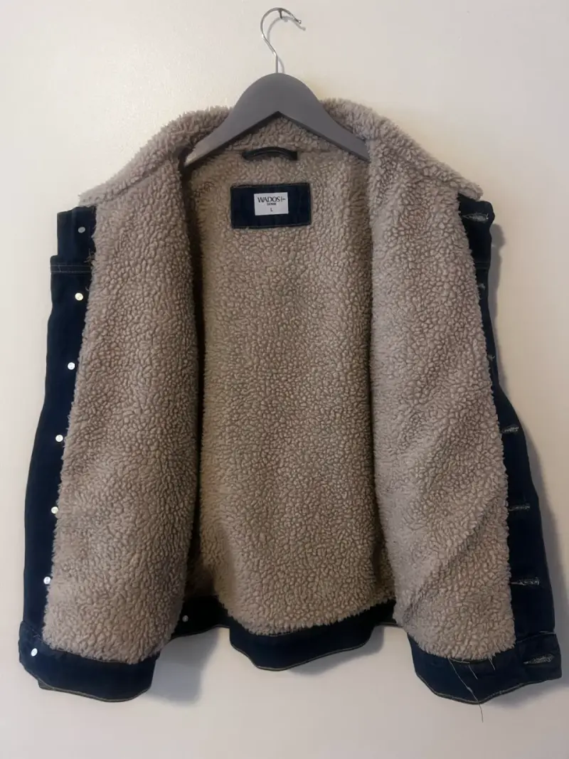 Chaqueta de mujer mezclilla con chiporro - 2