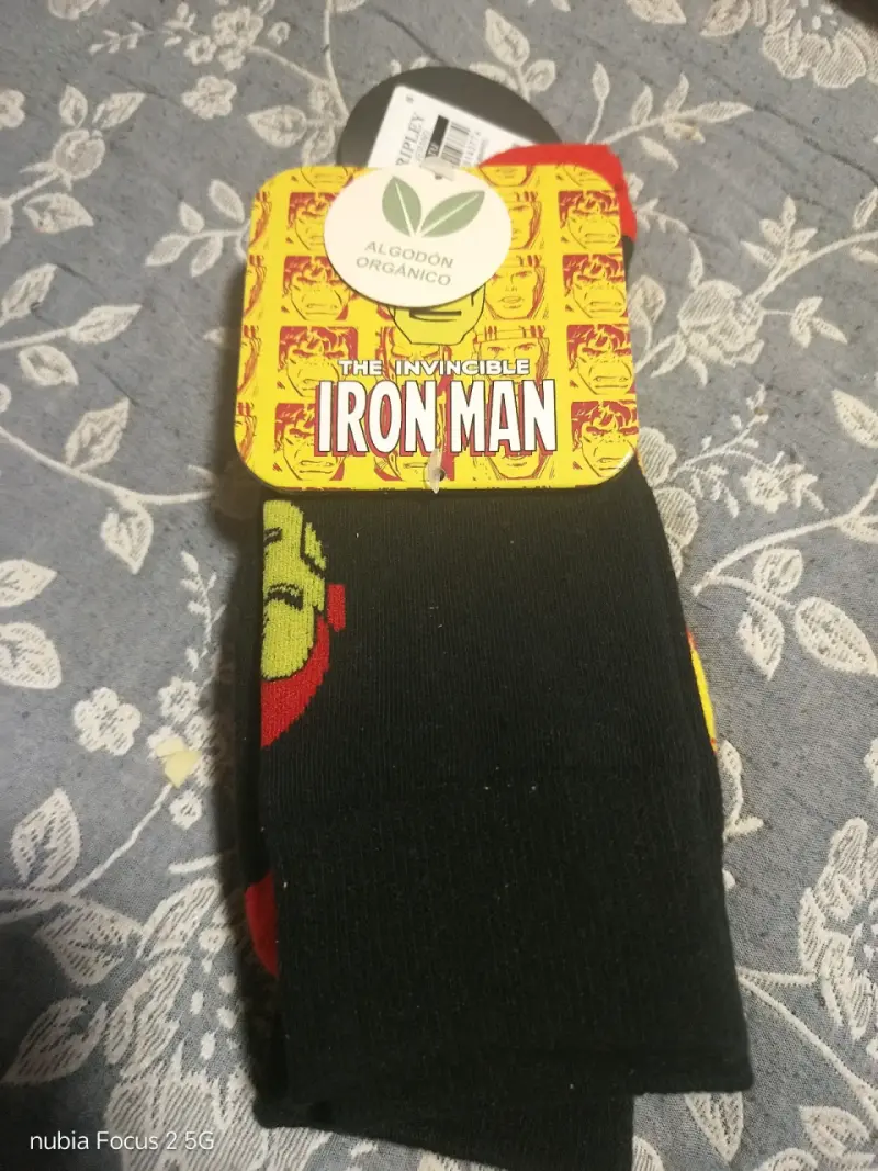 Calcetines Iron Man orgánicos - 1