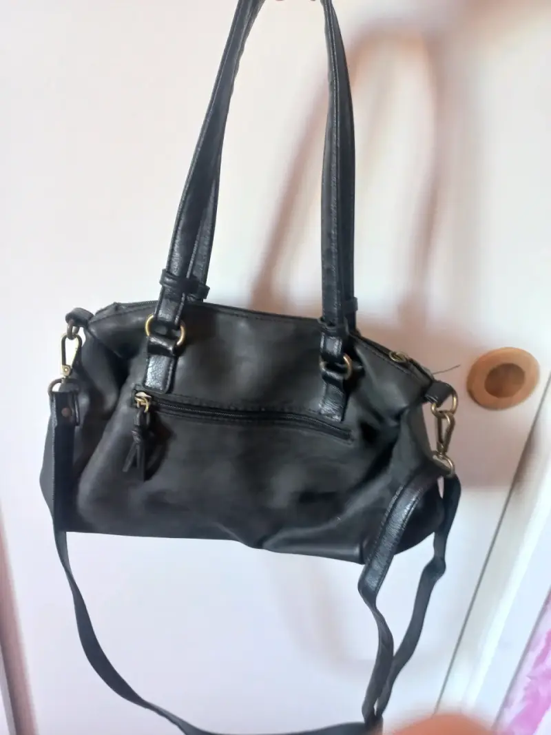 Bolso negro estilo Secret - 4