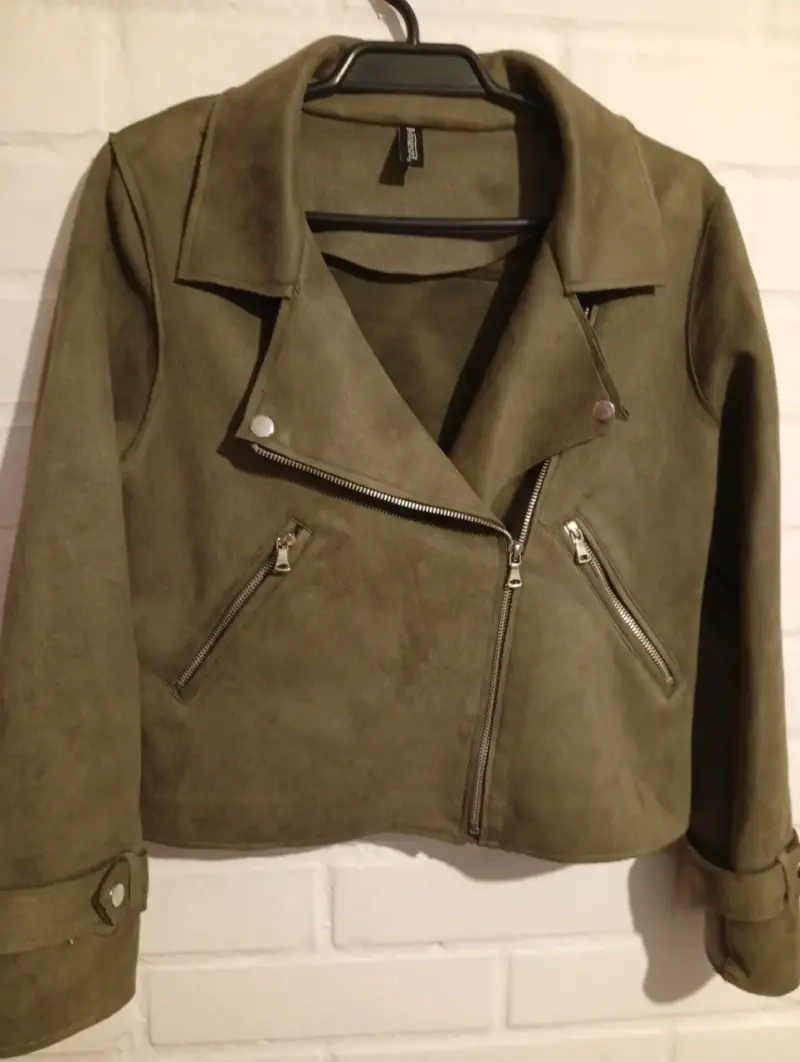 Chaqueta motociclista verde oliva - 3