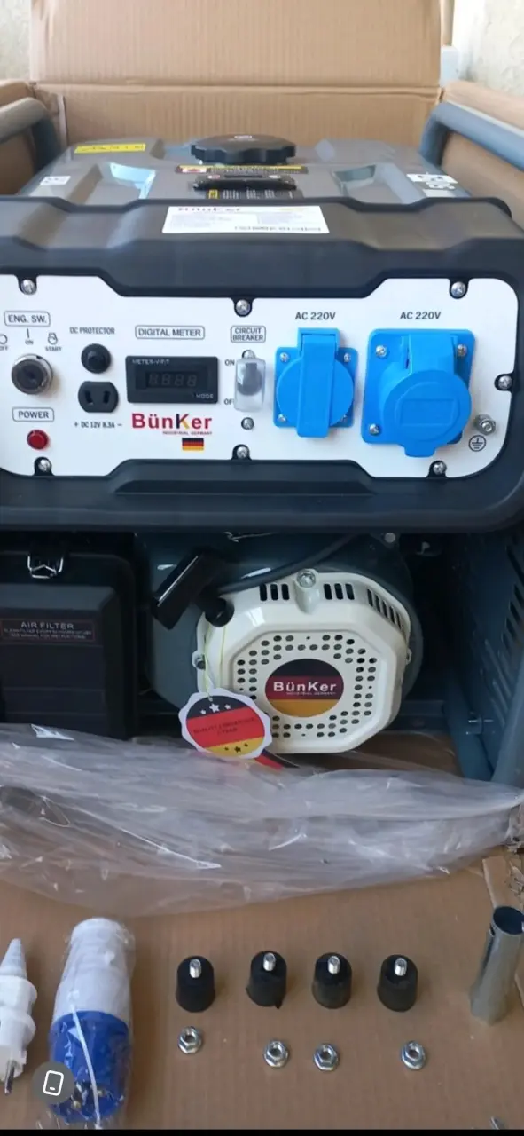 Generador profesional Bunker 6500W - 6