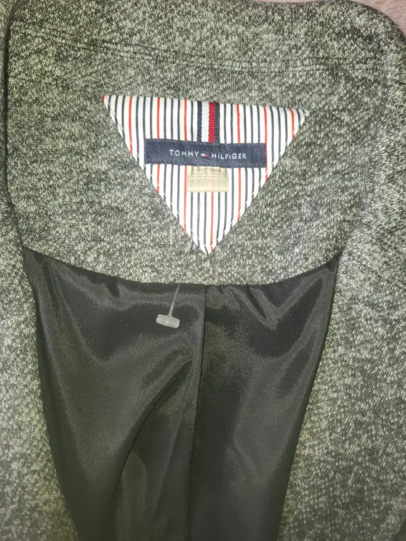 Blazer gris tweed mujer - 2
